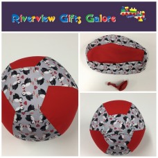 Balloon Ball Cover - Puffin on Grey Balloon Ball Cover - Puffin on Grey